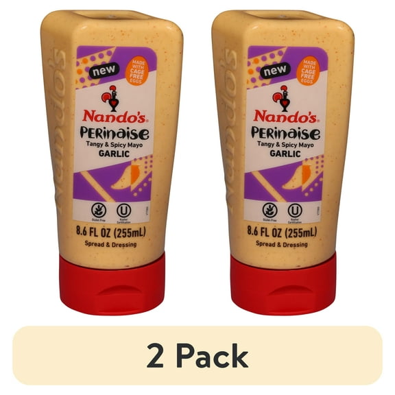 (2 pack) Nando's Perinaise Garlic Spread & Dressing 8.6 fl oz