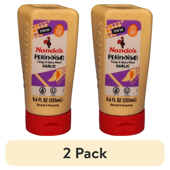 (2 pack) Nando's Perinaise Garlic Spread & Dressing 8.6 fl oz