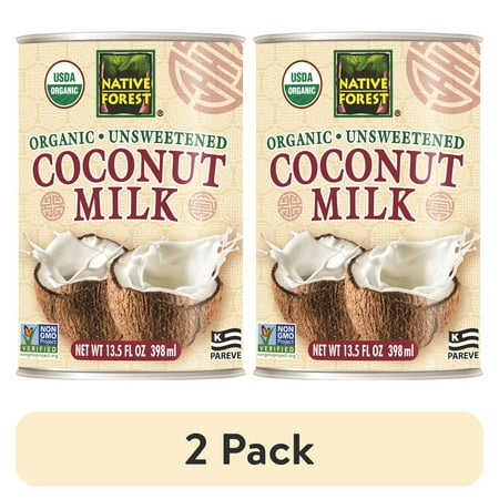 (2 pack) Native Forest Organic Unsweetened Coconut Milk