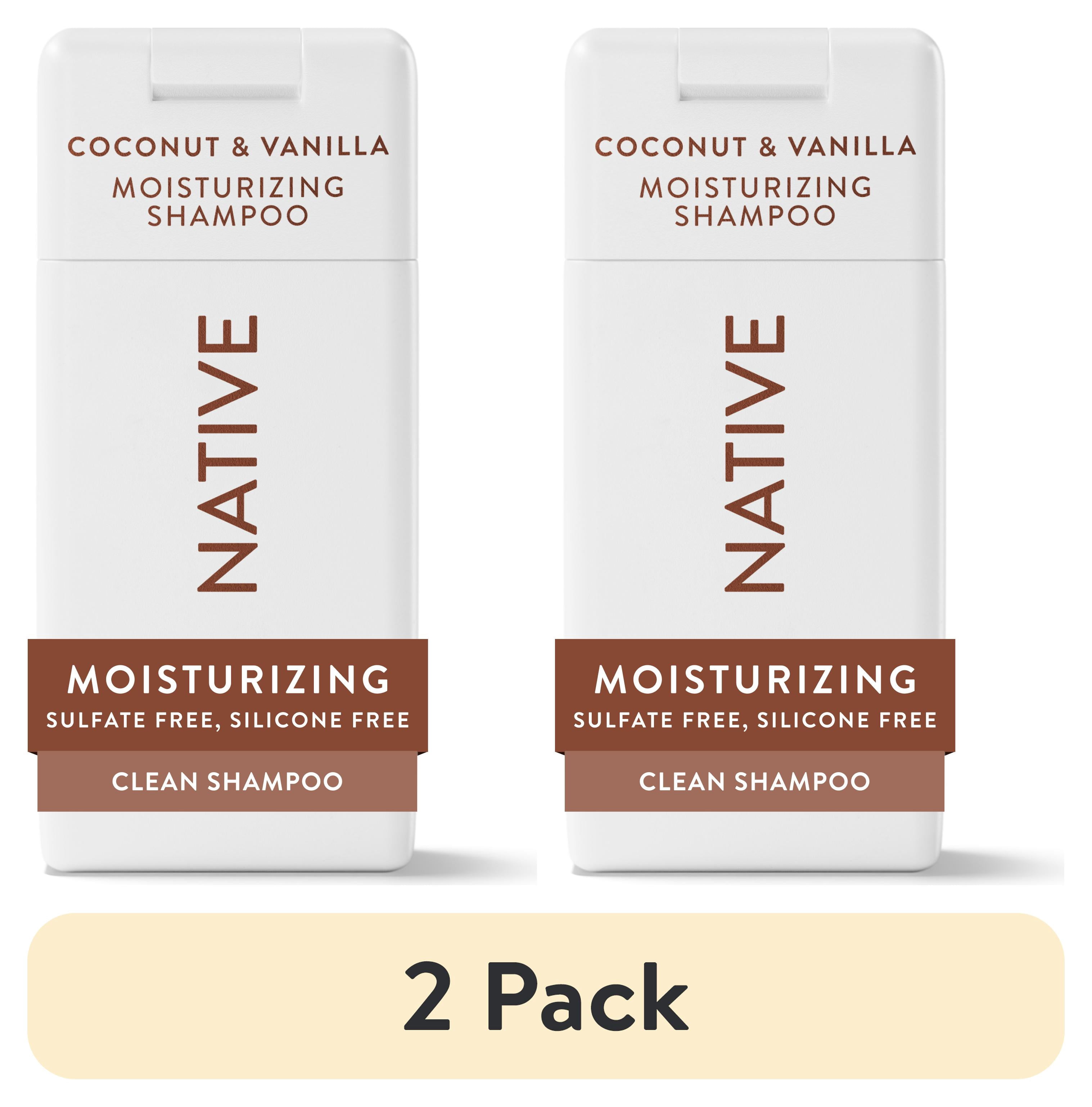 (2 pack) Native Moisturizing Shampoo Mini Coconut and Vanilla 3 fl oz