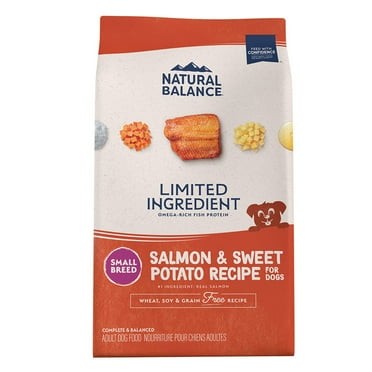 2 pack Natural Balance Pet Foods Limited Ingredient Grain Free Small Breed Dry Dog Food Salmon & Sweet Potato 4-lb