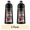 thumbnail image 1 of (2 pack) Natural Brown Hair Color Shampoo 500ml, Herbal Hair Dye Shampoo 3 in 1 for Women Men, Light Brown Hair Color Shampoo for Gray Hair Coverage for All Hair Types(Coffee), 1 of 9