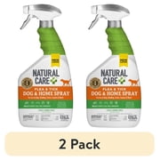 (2 pack) Natural Care Flea and Tick Repellent Spray for Dogs and Home - 32 oz