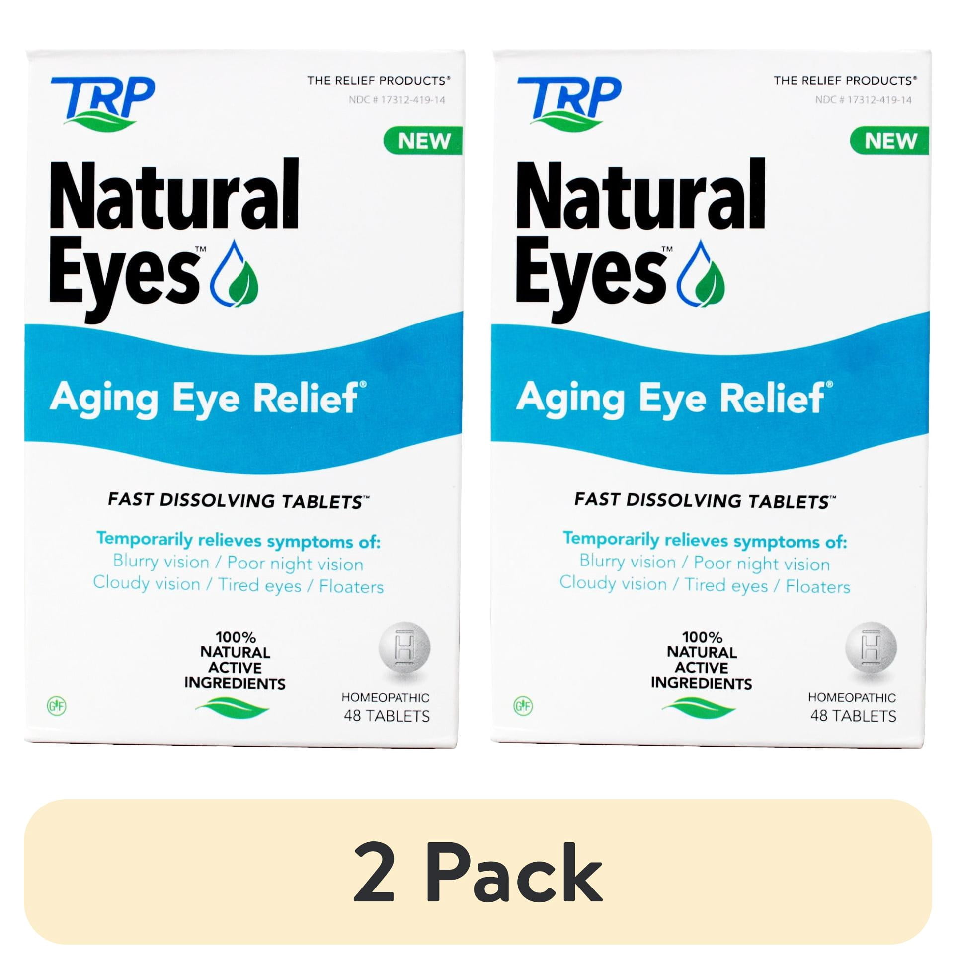 (2 pack) Natural Eyes, Aging Eye Relief, Tablets, 48 count