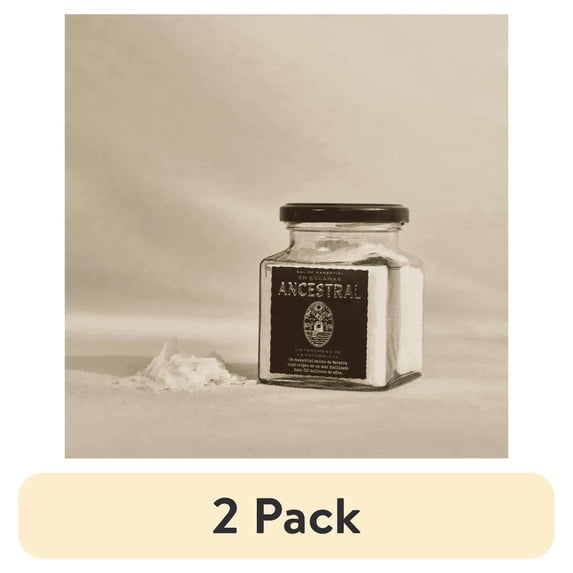(2 pack) Natural Spring Salt, Fleur de Sel Flakes
