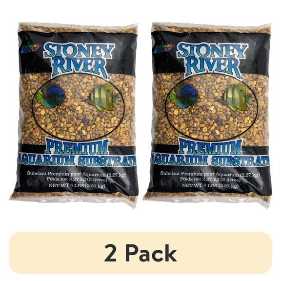 (2 pack) Natural Walnut Gravel 5 Lb bag
