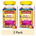 thumbnail interactive-video image 1 of (2 pack) Nature Made Womens Multivitamin + Omega-3 Gummies for Daily Nutritional Support, 80 Count, 1 of 15