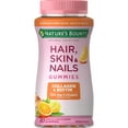 thumbnail image 1 of (2 pack) Nature's Bounty Hair, Skin & Nail Gummy Vitamins, Collagen & Biotin, 80 Ct, 1 of 8