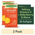 thumbnail interactive-video image 1 of (2 pack) Nature's Bounty Immune 24 Hour Vitamin C, D3 & Zinc for Immune Support, 1000 mg Softgels, 50 Count, 1 of 11