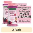 thumbnail interactive-video image 1 of (2 pack) Nature's Bounty Optimal Solutions Women's Multivitamin Gummies with Collagen, Immune and Energy Metabolism Support Dietary Supplement, Raspberry Flavor, 80 Ct, 1 of 12