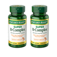 thumbnail image 1 of (2 pack) Nature's Bounty Super B Complex with Folic Acid plus Vitamin C Vitamin Supplement Tablets, 150 Count, 1 of 12
