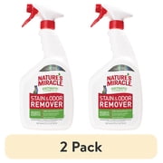2 pack Nature s Miracle Cat Stain and Odor Remover, 32 oz