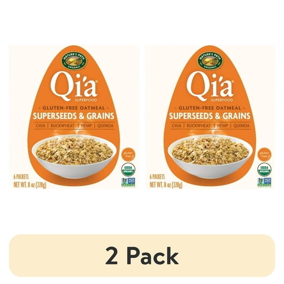 (2 pack) Nature's Path Qi'a Organic Superseed Oatmeal 8oz Box
