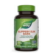 (2 pack) Natures Way Slippery Elm, Bark, 370 mg, Capsules
