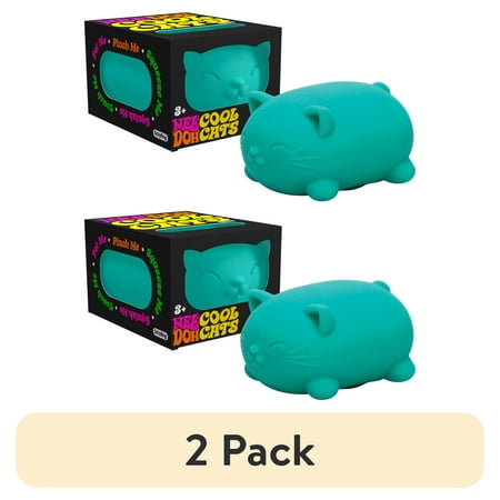 (2 pack) Nee Doh Cool Cats Squishy Fidget Ball, Novelty Toy, Multiple Colors, Children Ages 3+ price history and forecast - NeeDoh CCND