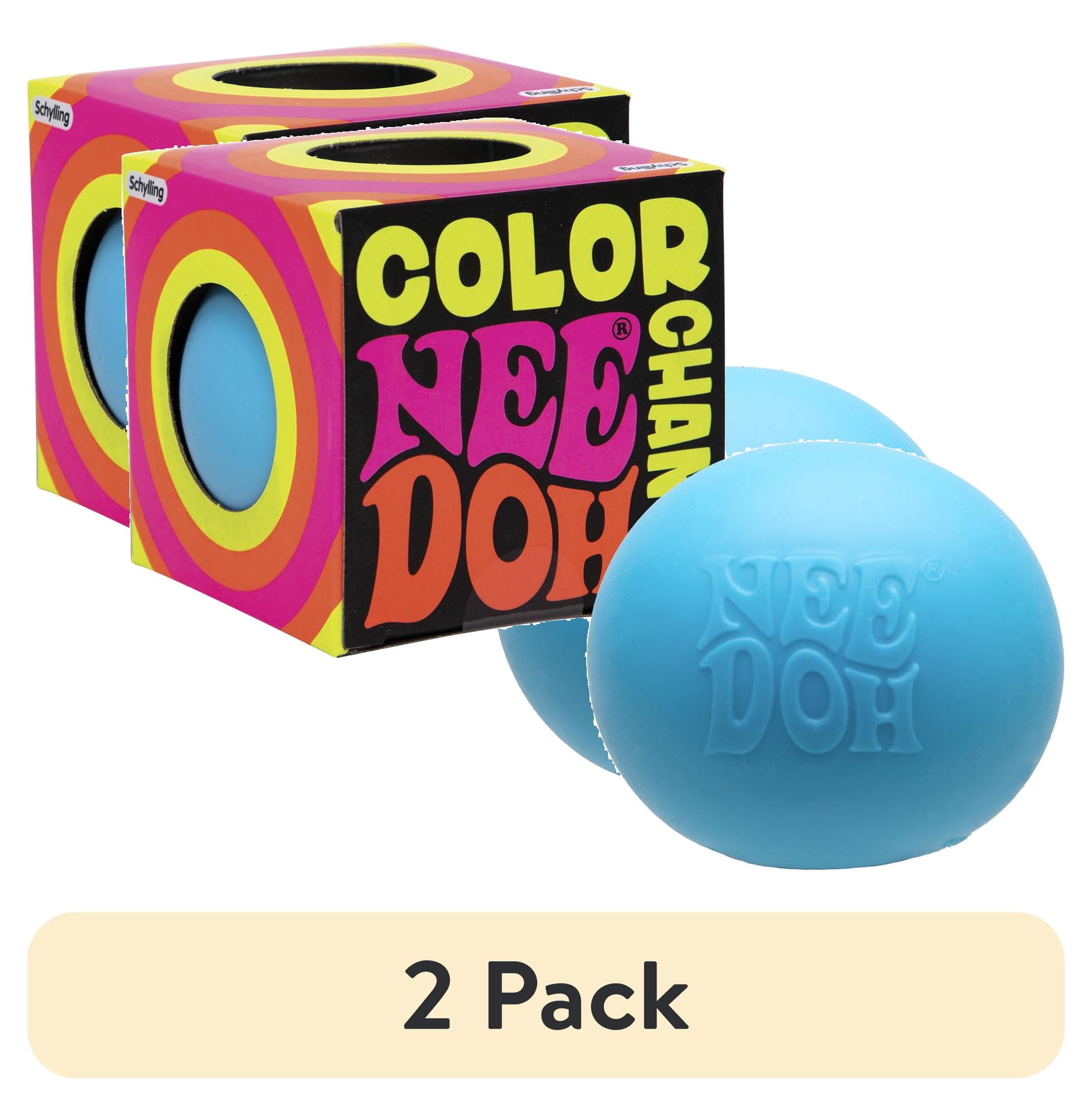 NeeDoh Color Change Fidget Toy 2-Pack for Classrooms - Walmart