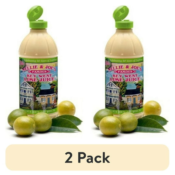 (2 pack) Nelli & Joe's Famous Key West Lime Juice 16 fl oz