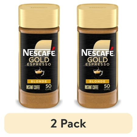 (2 pack) Nescafé Gold Espresso Blonde, Instant Coffee, 3.5 oz