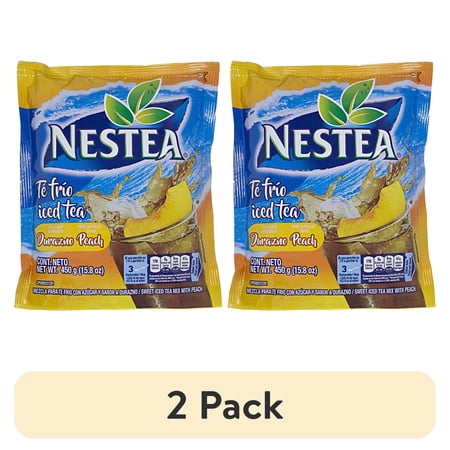 (2 pack) Nestea Peach Powder Drink Mix