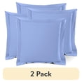 thumbnail image 1 of (2 pack) Nestl Pillow Sham Set of 2, Premium 1800 Series Double Brushed Bed Pillow Cases, Calm Blue, Euro 26" X 26", 1 of 6