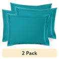 thumbnail image 1 of (2 pack) Nestl Pillow Sham Set of 2, Premium 1800 Series Double Brushed Bed Pillow Cases, Teal, Standard 20" X 26", 1 of 6