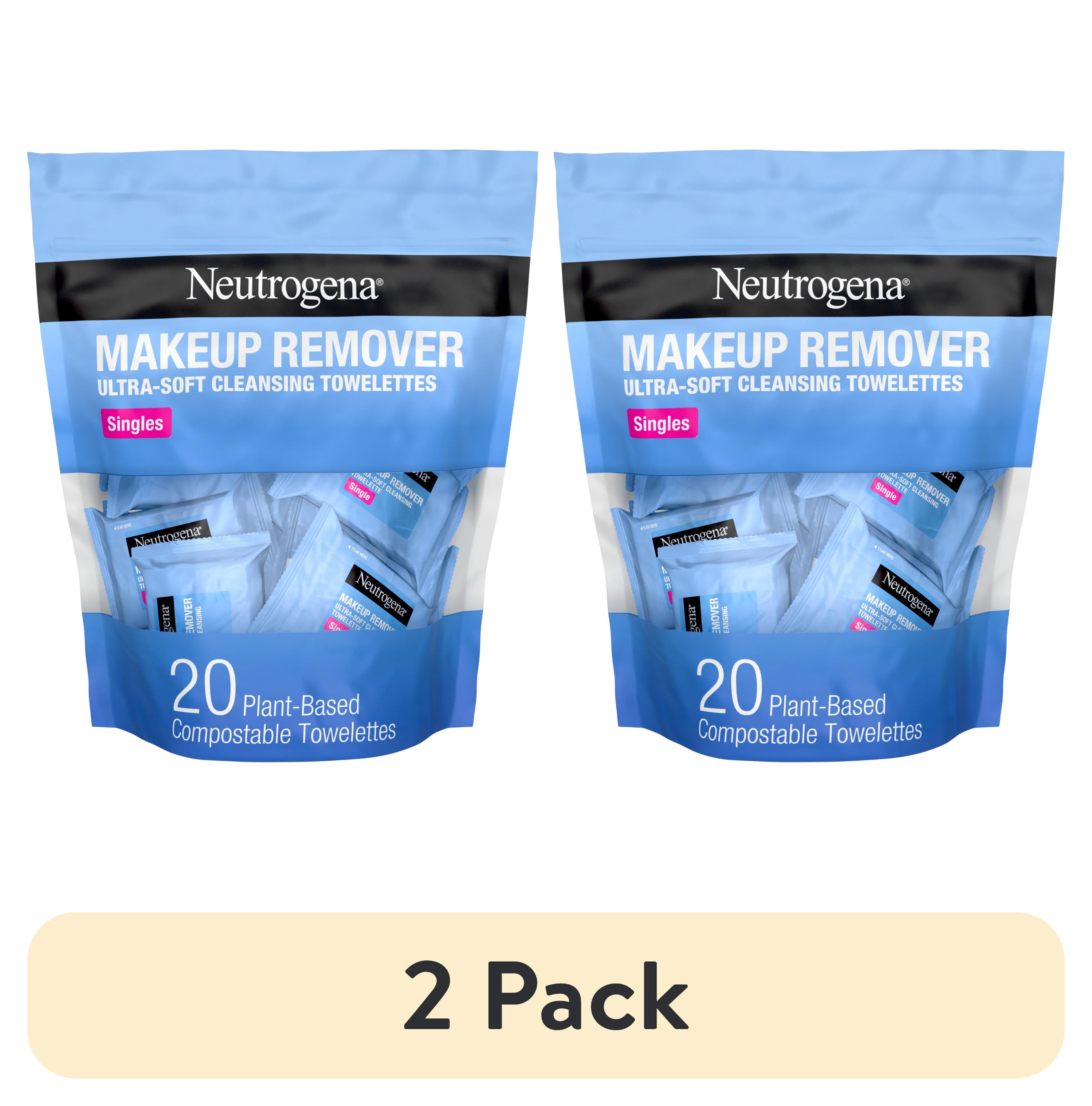 (2 pack) Neutrogena Makeup Remover Micellar Towelettes, 20 Count