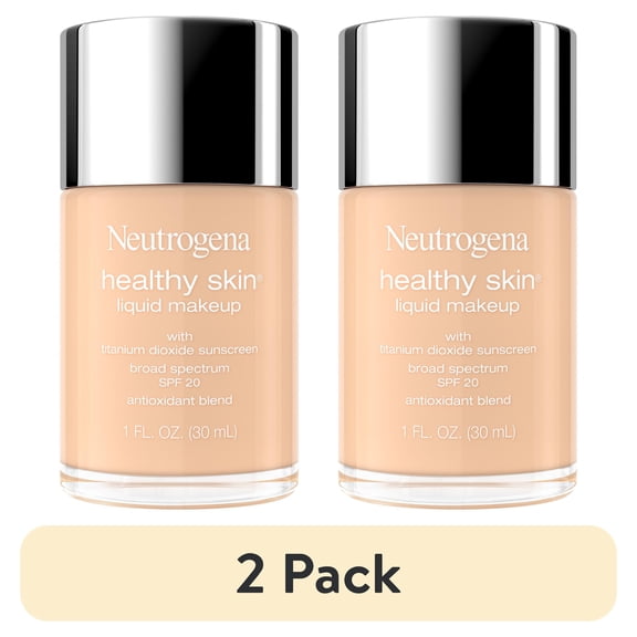 (2 pack) Neutrogena Healthy Skin Liquid Makeup, Classic Ivory 160C, 1 fl. oz