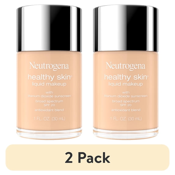 (2 pack) Neutrogena Healthy Skin Liquid Makeup, Classic Ivory 160C, 1 fl. oz