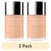 2 pack Neutrogena Healthy Skin Liquid Foundation Makeup, Natural Ivory 300C, SPF 20 Sunscreen, 1 fl. oz