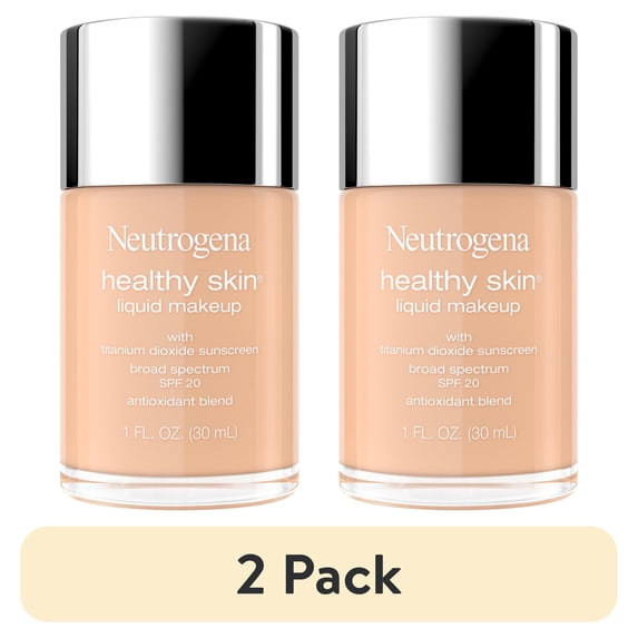 (2 pack) Neutrogena Healthy Skin Liquid Makeup, Nude 230W, 1 fl. oz