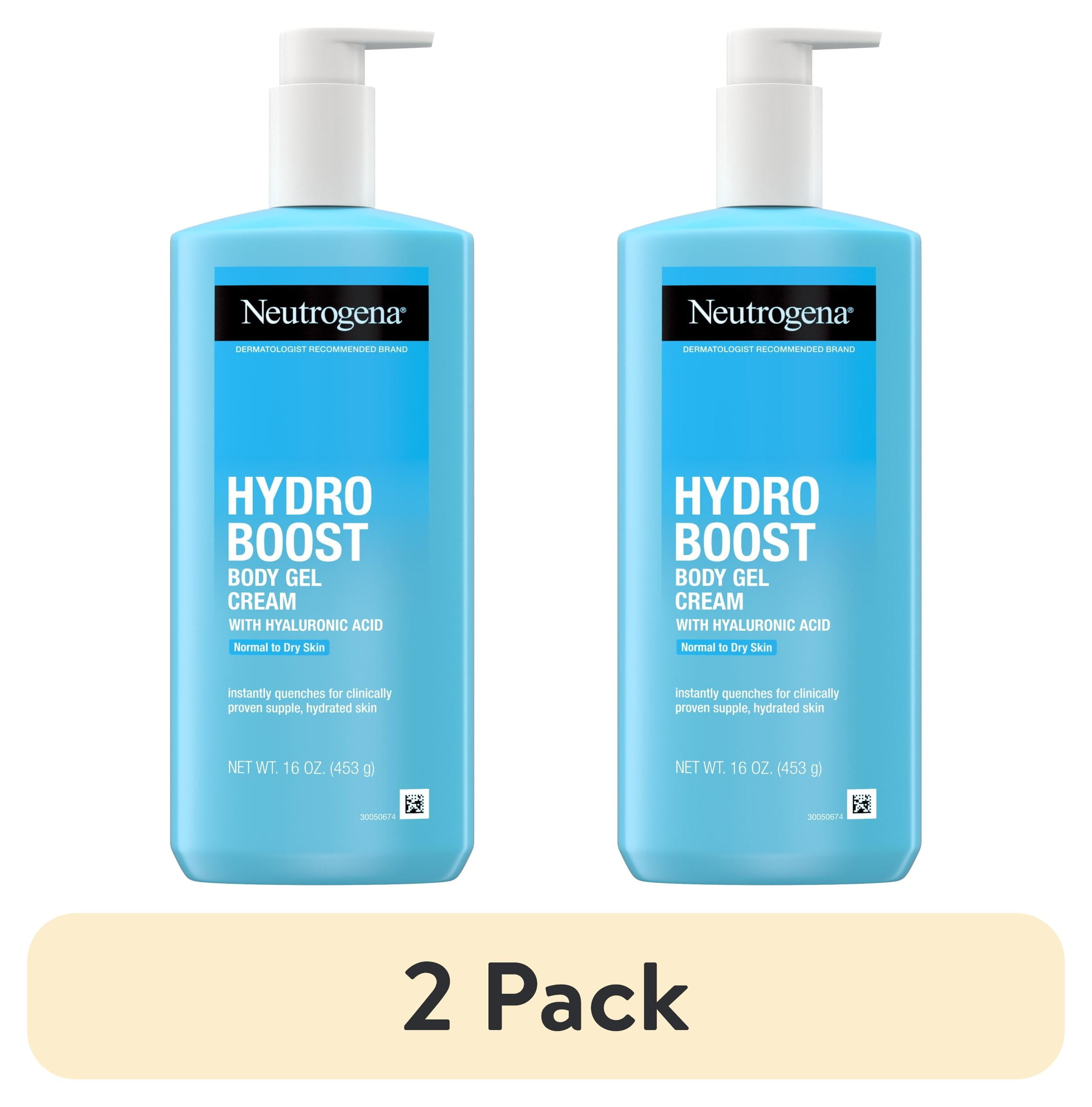 2 pack) Neutrogena Hydro Boost Body Gel Cream with Hyaluronic Acid