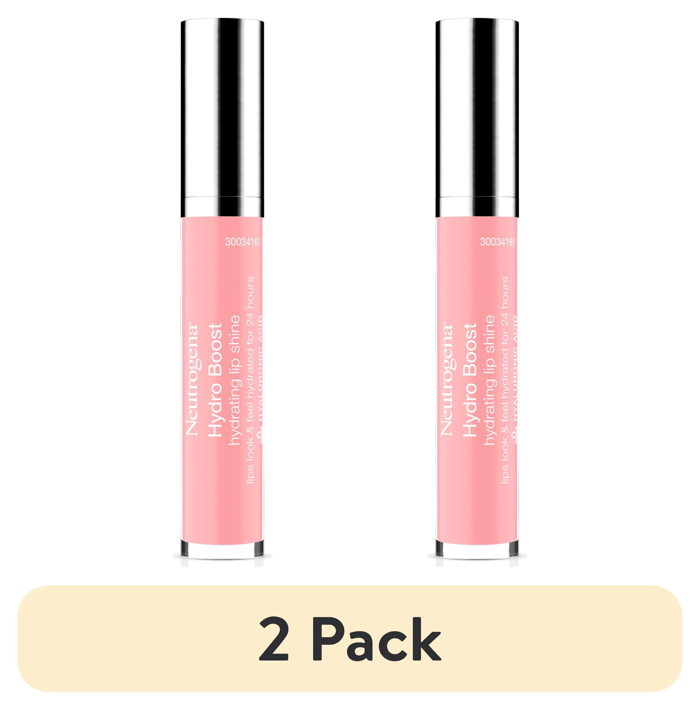 (2 pack) Neutrogena Hydro Boost Moisturizing Lip Gloss, 10 Soft Blush, 0.1 oz