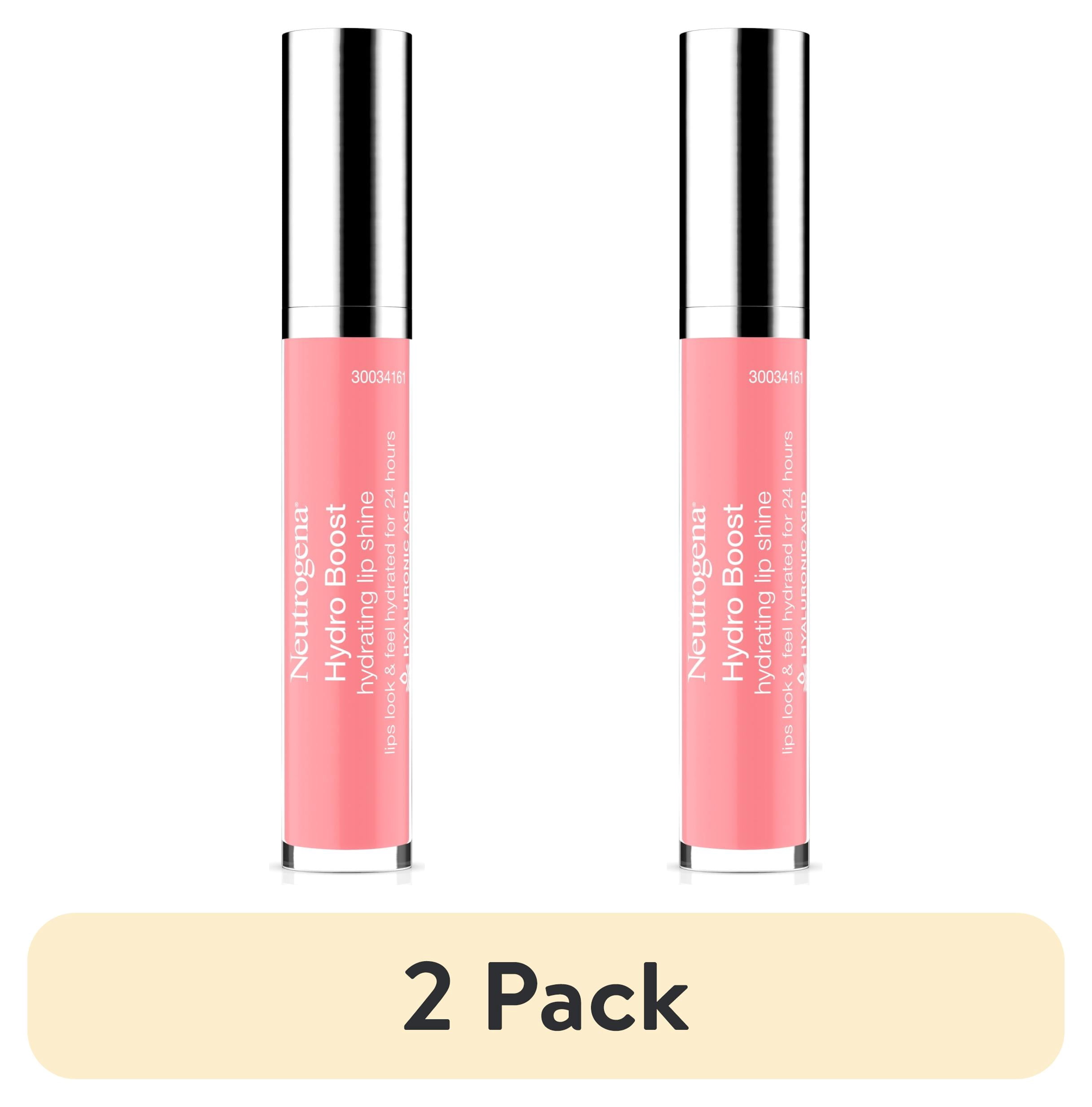 (2 pack) Neutrogena Hydro Boost Moisturizing Lip Gloss, 40 Pink Sorbet, 0.1 oz