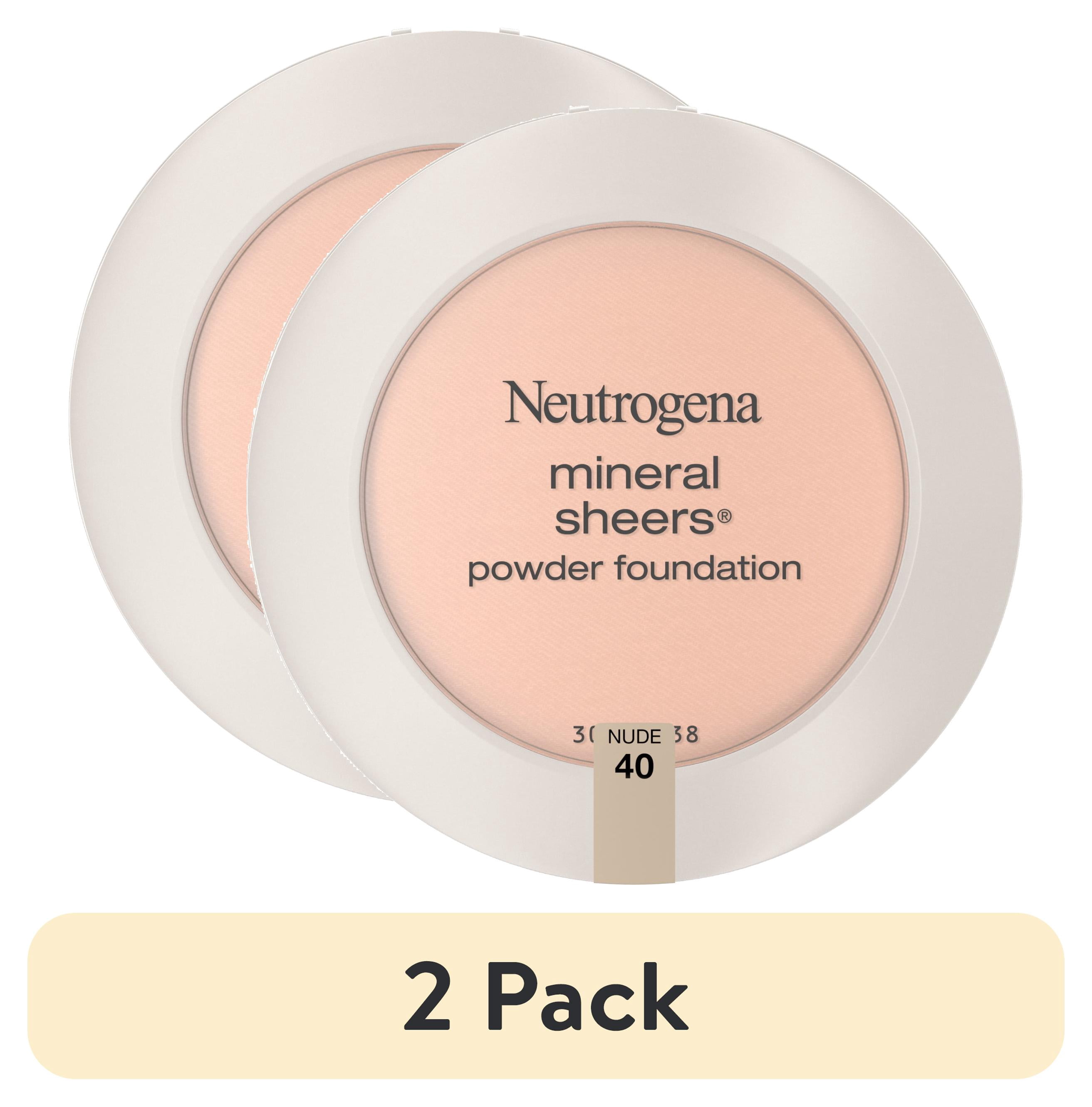 2 pack) Neutrogena Mineral Sheers Powder Foundation, Honey Beige