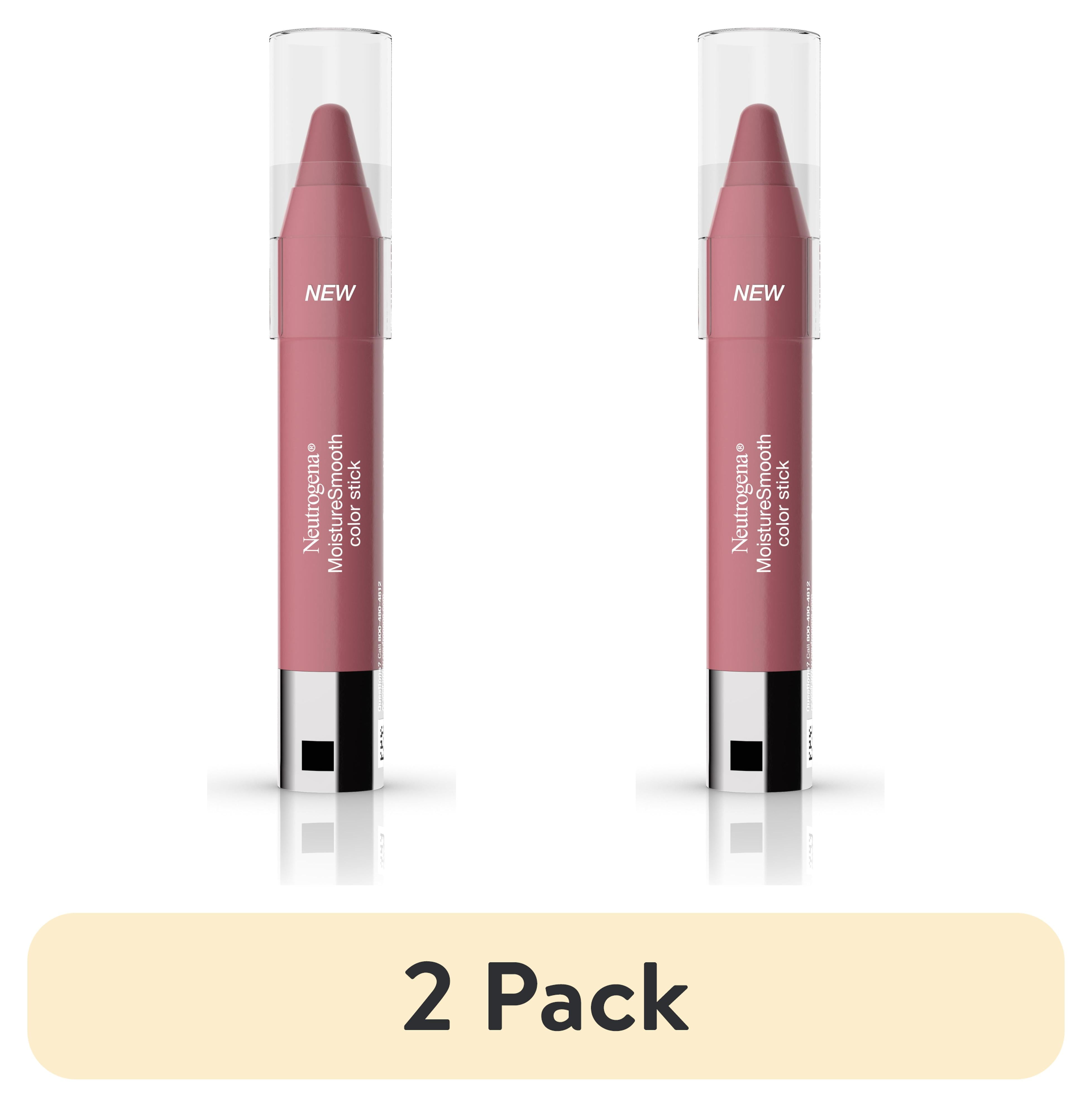 (2 pack) Neutrogena Moisturesmooth Color Stick, 30 Sweet Watermelon ...