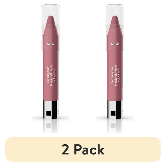 (2 pack) Neutrogena Moisturesmooth Color Stick, 30 Sweet Watermelon, .011 oz