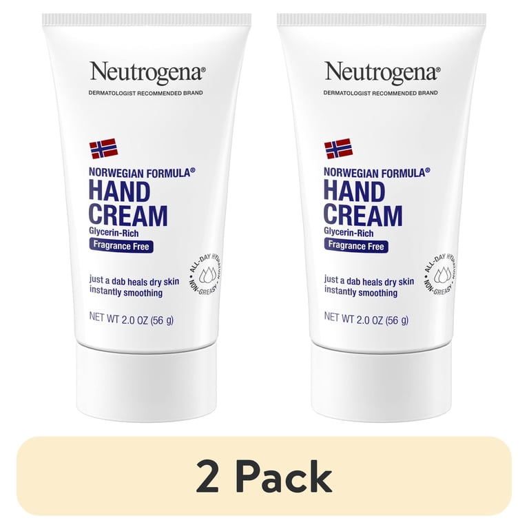 2 pack) Neutrogena Norwegian Formula Hand Cream, Fragrance-Free
