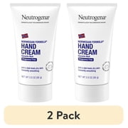2 pack Neutrogena Norwegian Formula Hand Cream, Fragrance-Free Cream for Dry Hands & Body, 2 oz
