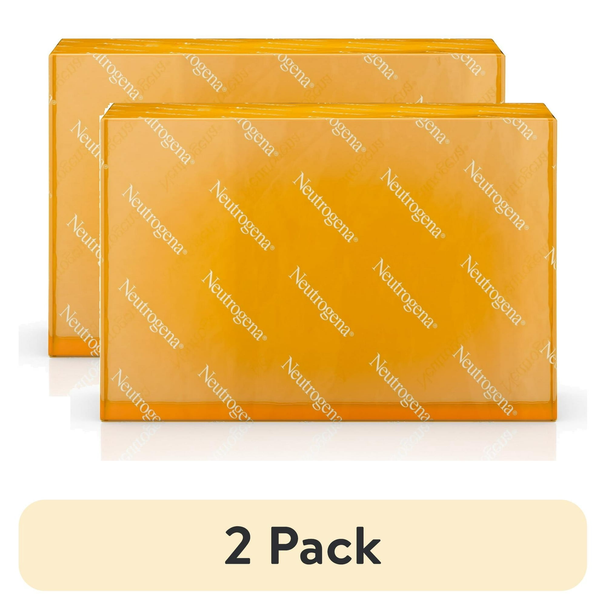 (2 pack) Neutrogena Original Gentle Facial Cleansing Bar, Fragrance-Free Daily Face Soap, 3.5 oz