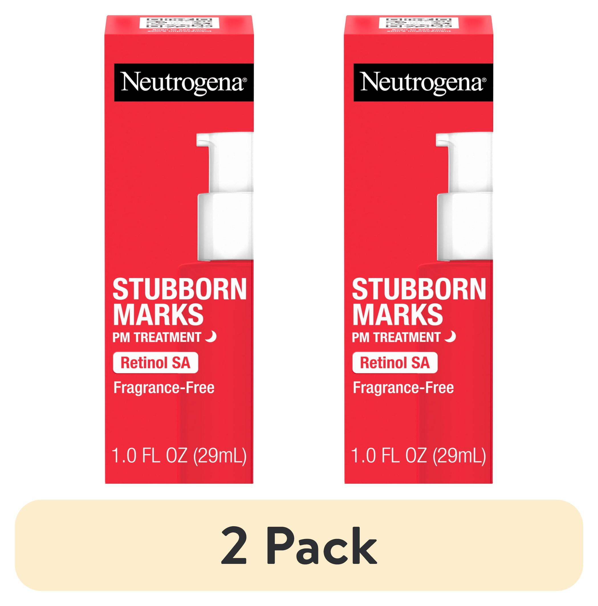 2 pack) Neutrogena Stubborn Marks PM Treatment with Retinol SA, 1