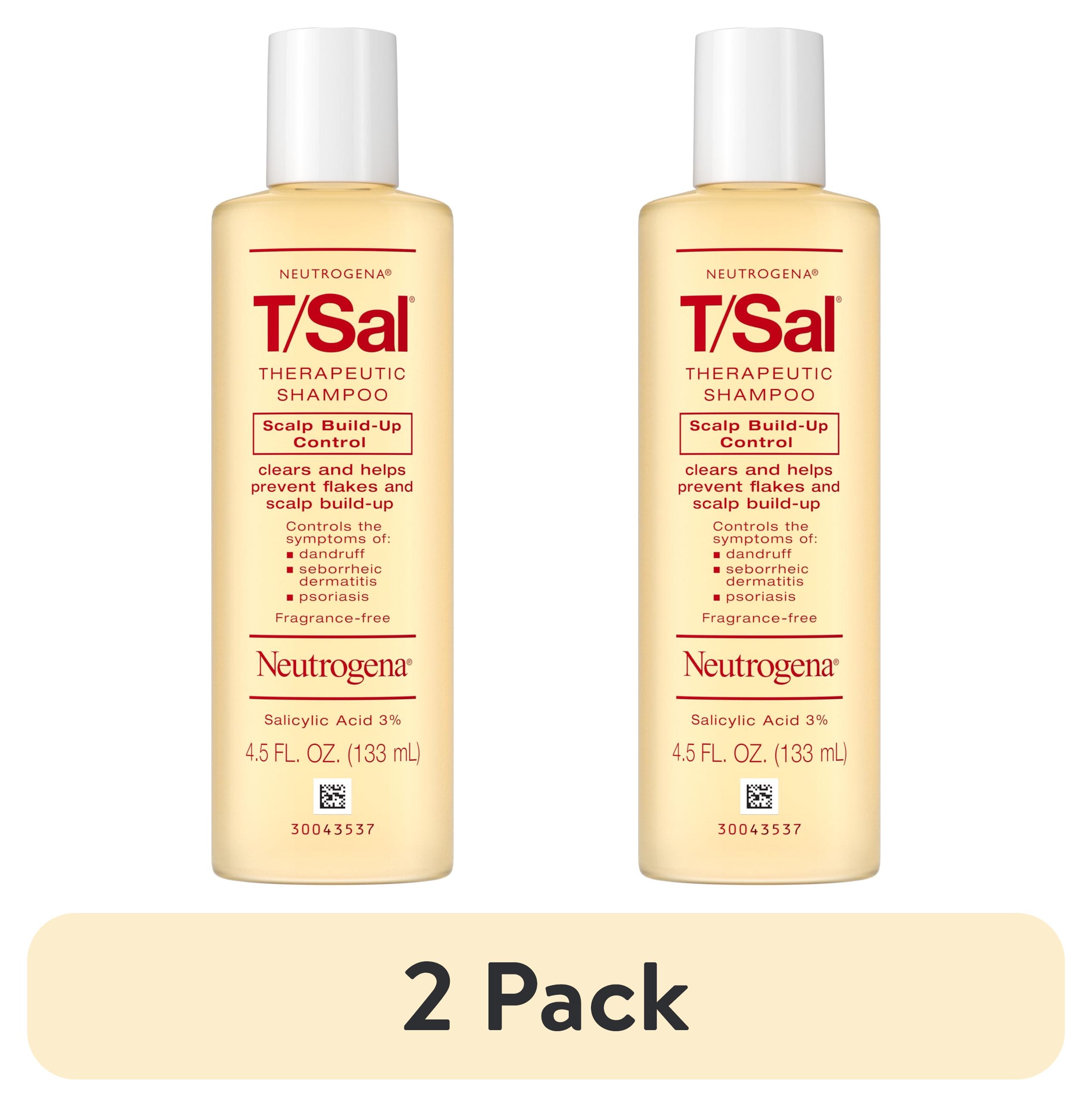 2 pack) Neutrogena T/Sal Therapeutic Shampoo, Dandruff Shampoo