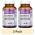 thumbnail interactive-video image 1 of (2 pack) New Chapter Magnesium + Ashwagandha Supplement for Muscle Recovery, Heart & Bone Health, Calm & Relaxation, 30 Vegan Tabs, 1 of 11