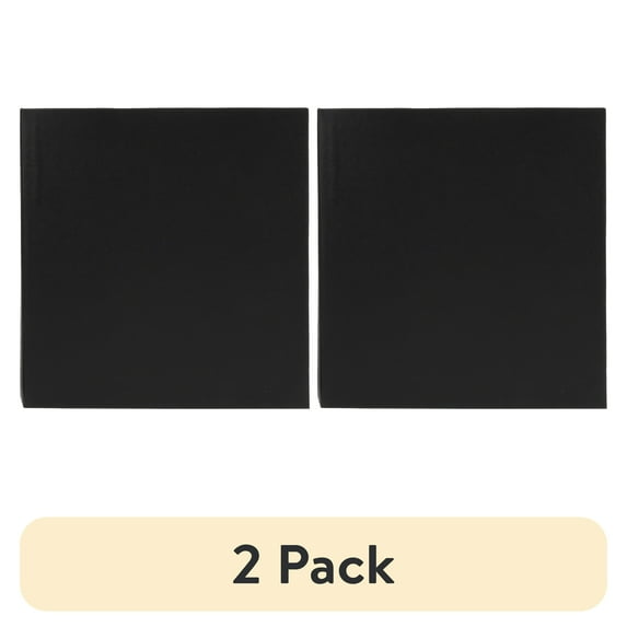 (2 pack) New View Gifts Magnetic Black Photo Album, Holds 80 - 4"x6" Photos