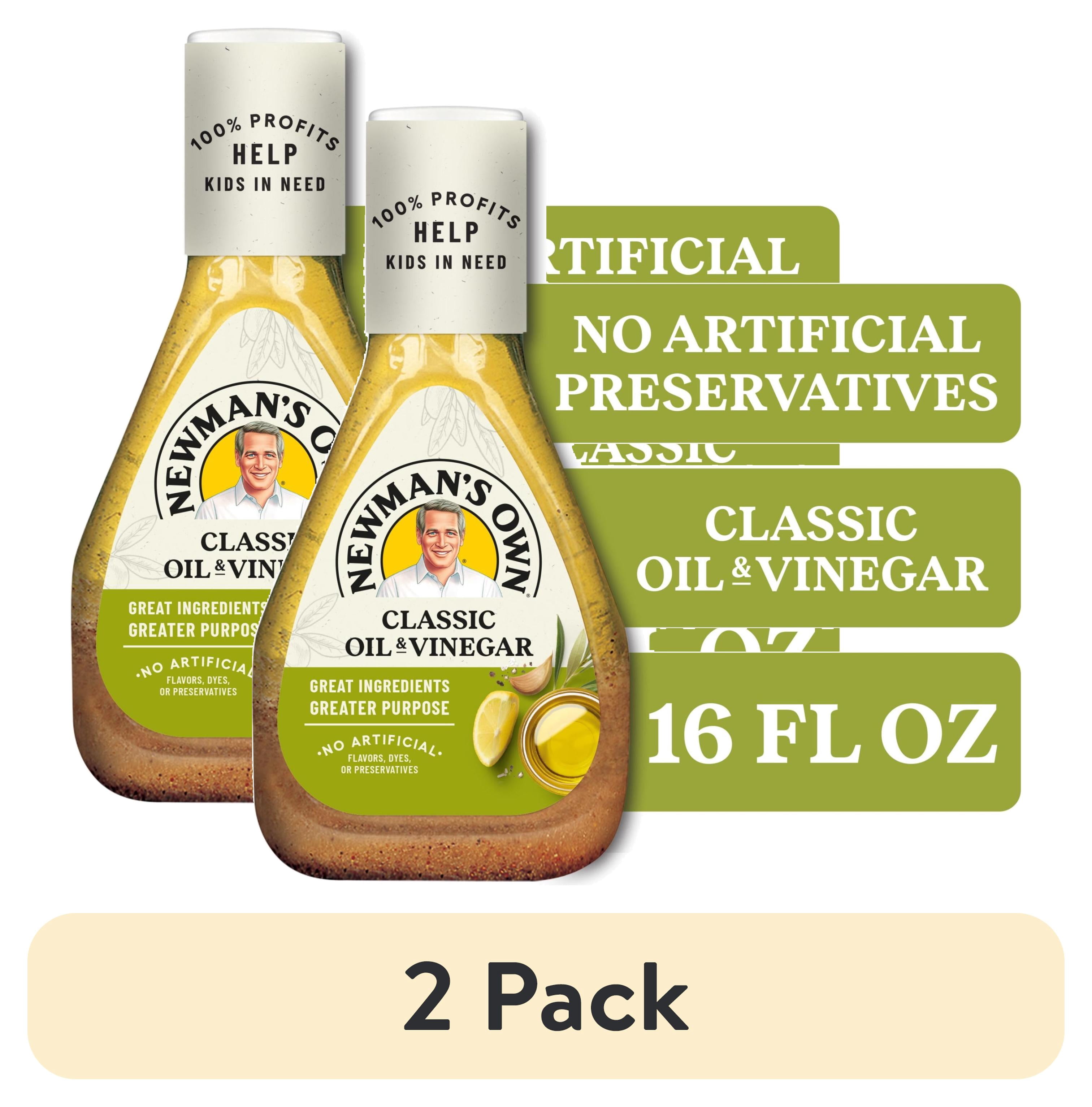 (2 pack) Newman's Own Classic Oil & Vinegar Dressing and Marinade, 16 fl oz