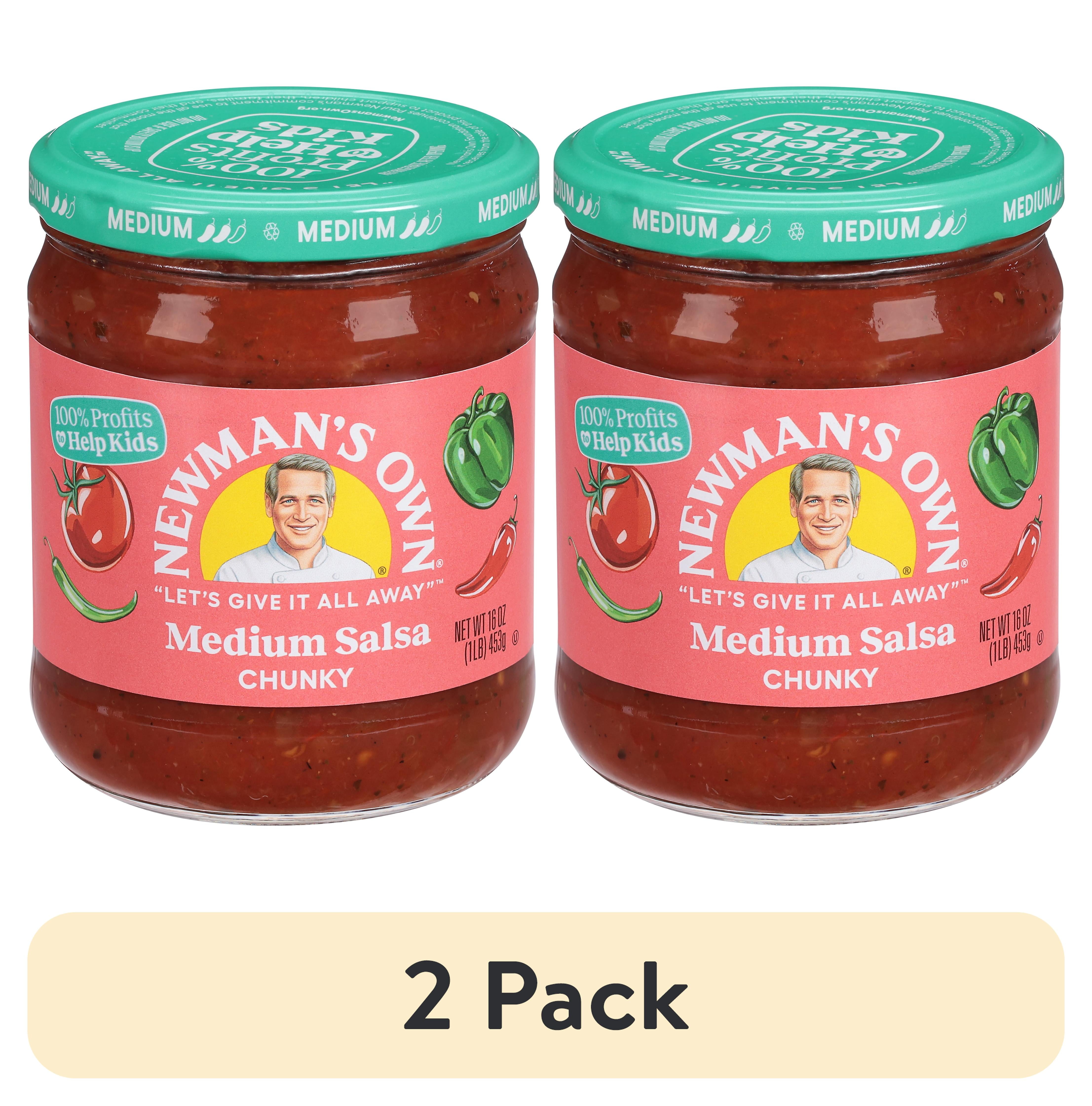 (2 pack) Newman's Own Medium Salsa 16 oz