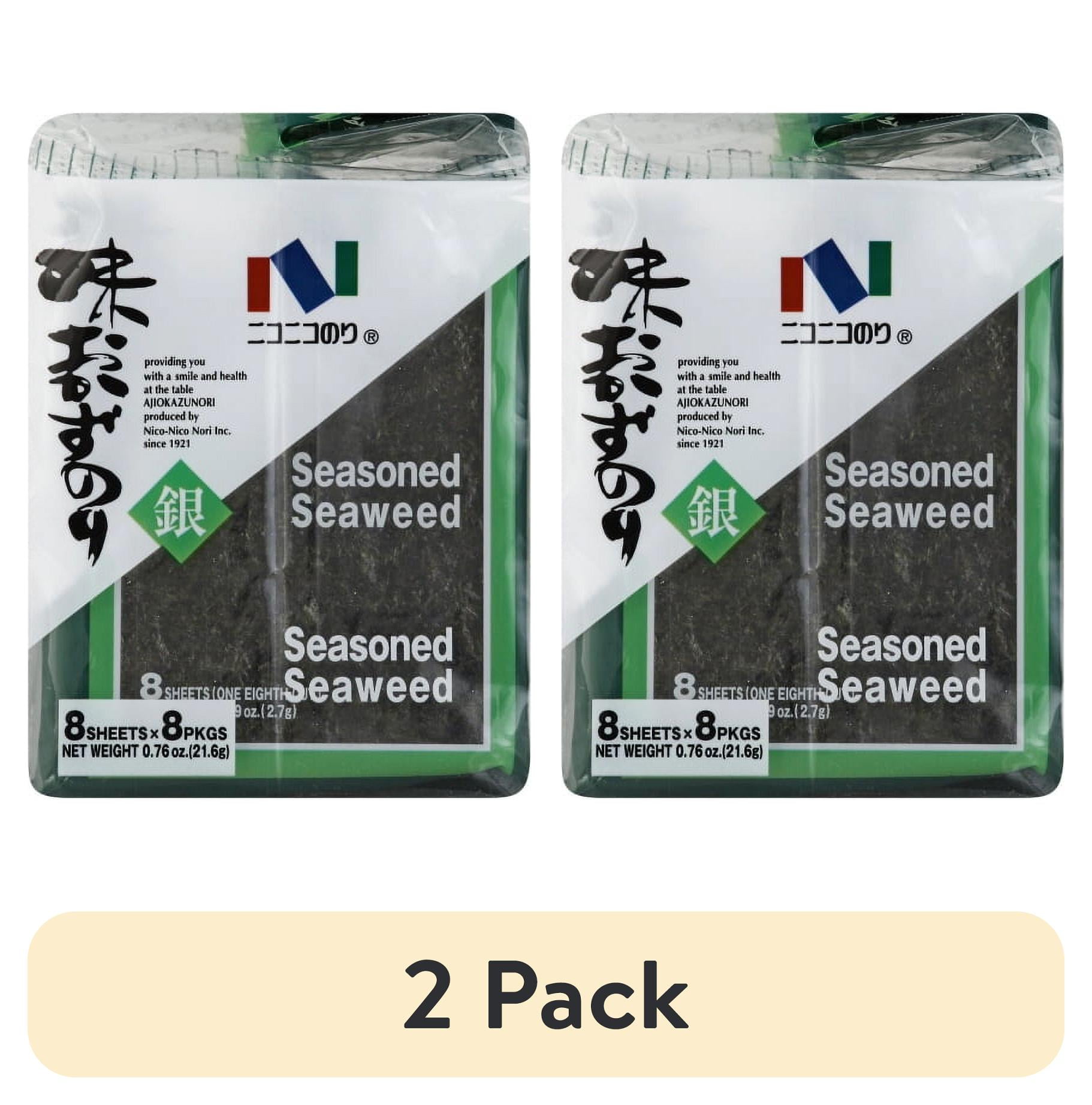 2 pack) Nico Nico Okazu Nori 8 pk - 0.76 oz - Walmart.com