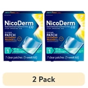 cigarette patches walmart Nicoderm CQ Step 1 Extended Release Nicotine to Stop Smoking, 21 Mg, 14 Count HSA/FSA Eligible such as a stop smoking program Nicoderm CQ in Quit Smoking