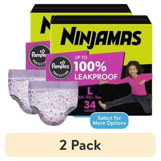 Y-Tu】Nighttime Underwear 1パック(18枚入り) Ninjamas Boys