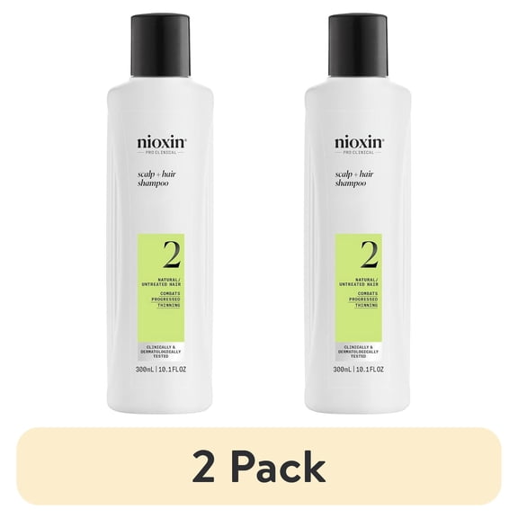 (2 pack) Nioxin Cleanser 2 Shampoo 10.1 oz