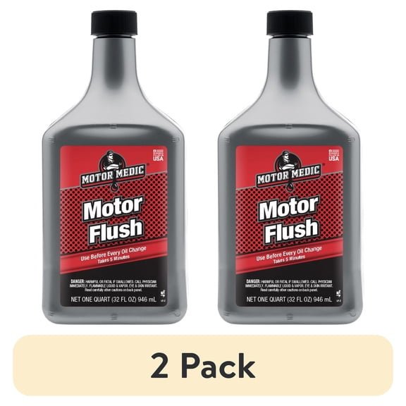 (2 pack) Niteo Products Motor Medic Engine Flush Additive, 32 fl oz Cleans Cars, Trucks, SUVs